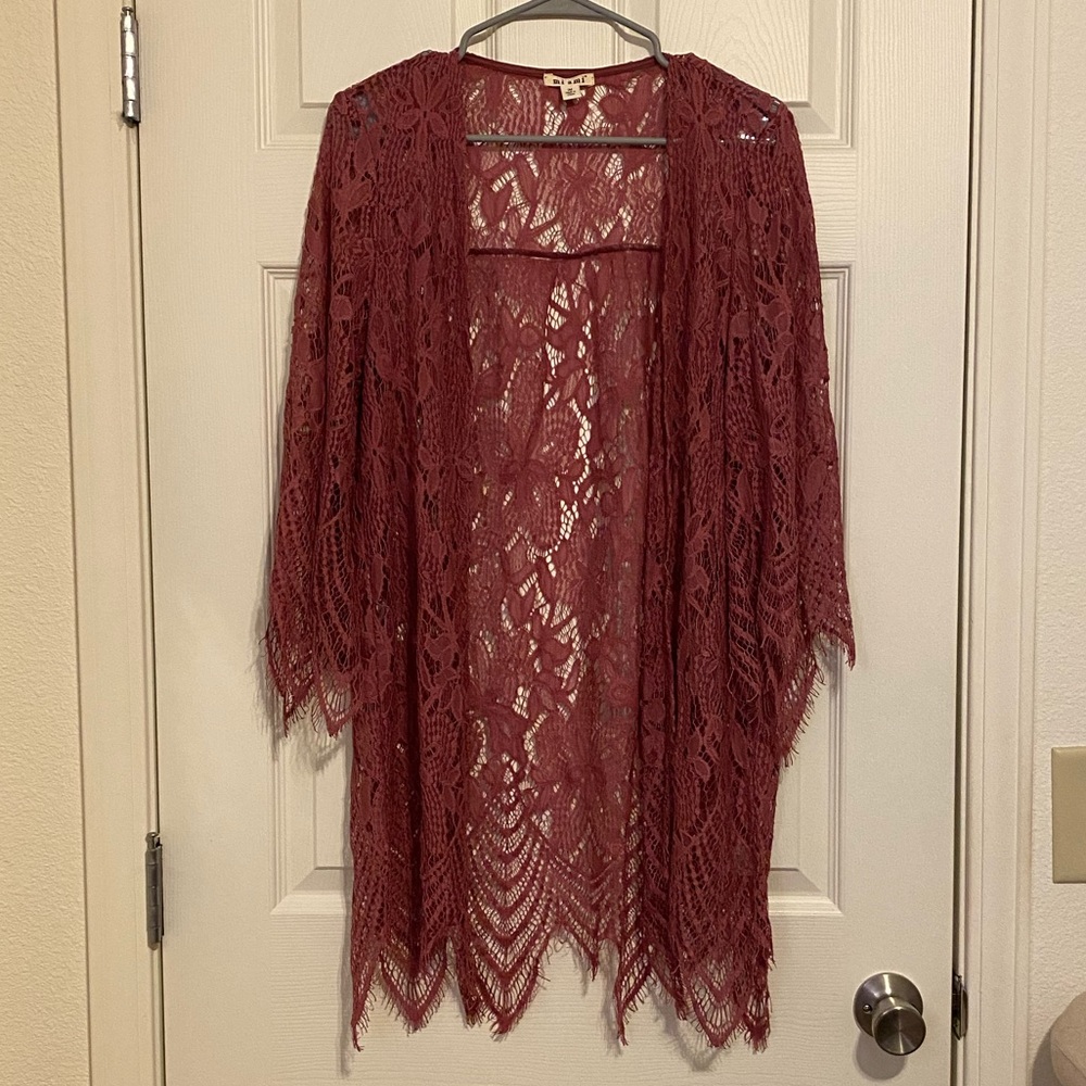 Francesca’s Miami Lace Kimono